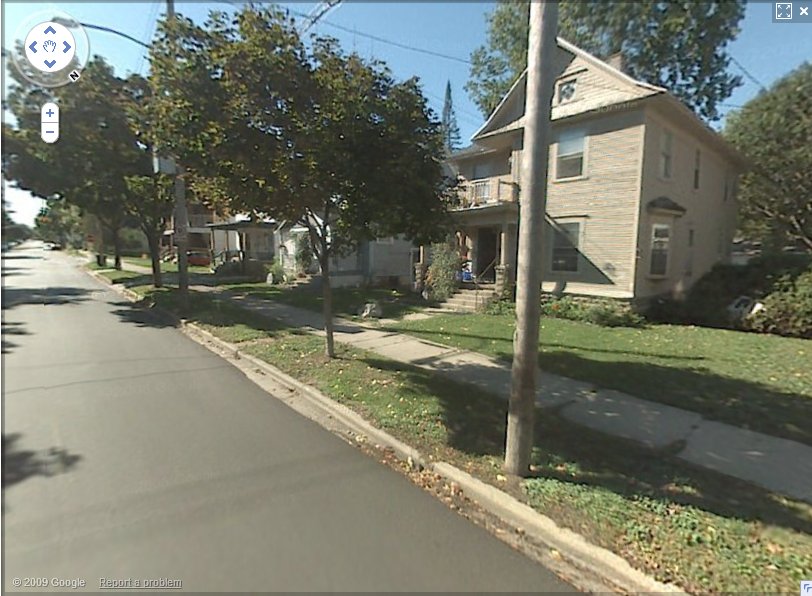 Straight Street, Grand Rapids. My last Michigan residence. 1974-1976.